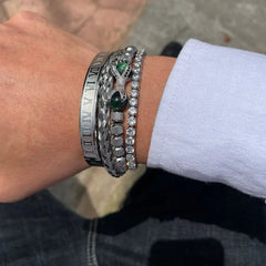 Elegant Roman Trio Bracelet Set