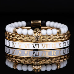 Imperial Numerals Steel Bracelet